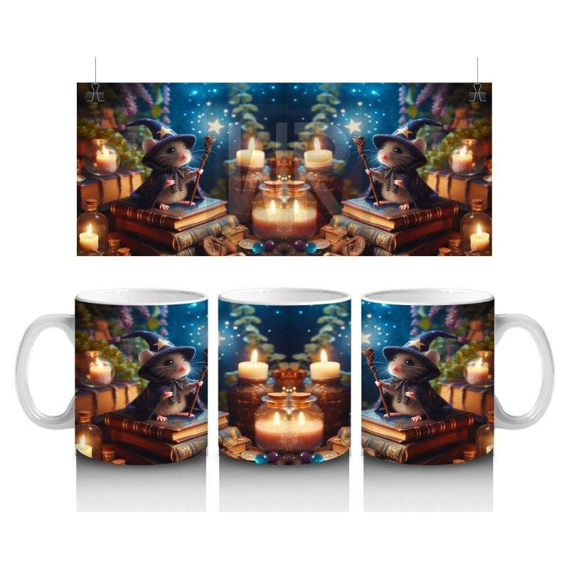 Çocuklara Sütü Sevdiren Mum Işığındaki Büyülü Fare Kupa Bardak