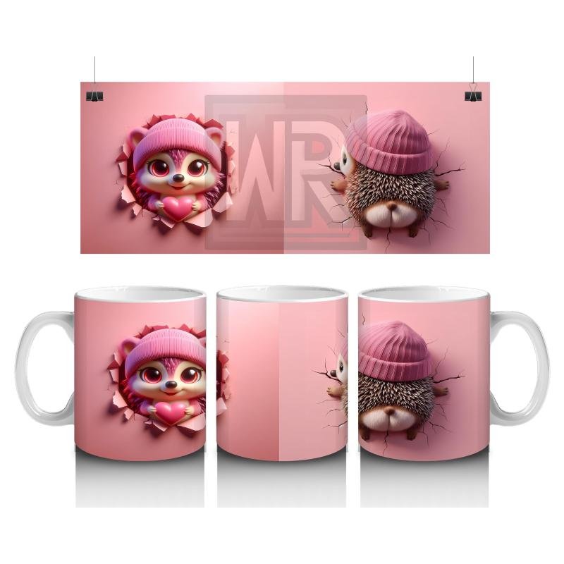 Çocuklara Sütü Sevdiren Neşeli Şapkalı Sincap Kupa Bardak