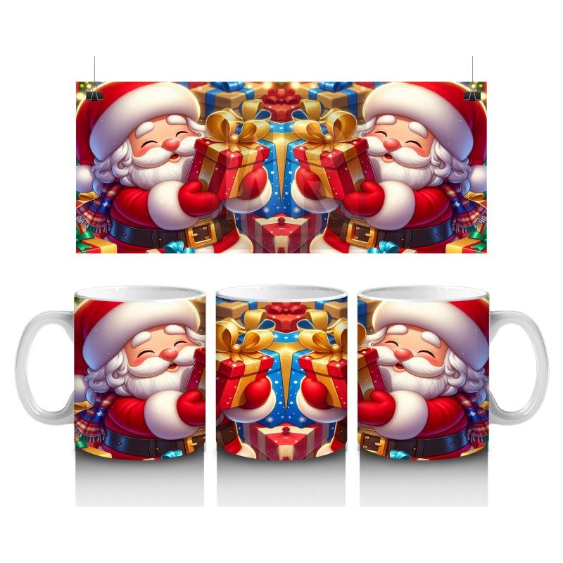 Çocuklara Sütü Sevdiren Noel Baba Hediyeleri Kupa Bardak