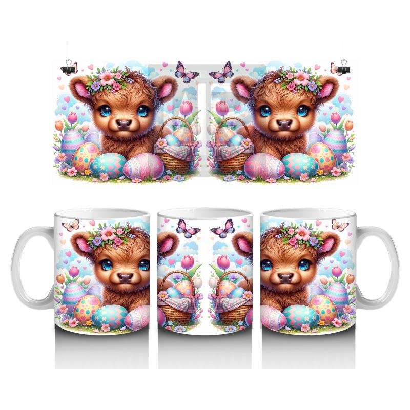 Çocuklara Sütü Sevdiren Paskalya Ceylan Yavrusu Kupa Bardak