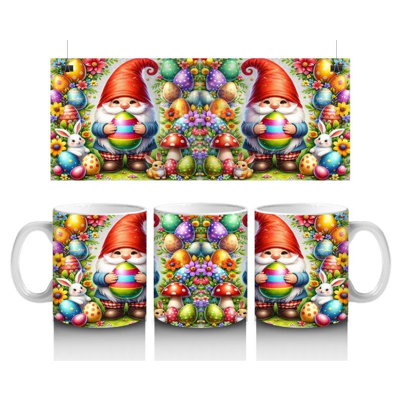 Çocuklara Sütü Sevdiren Paskalya Cücesi Kupa Bardak