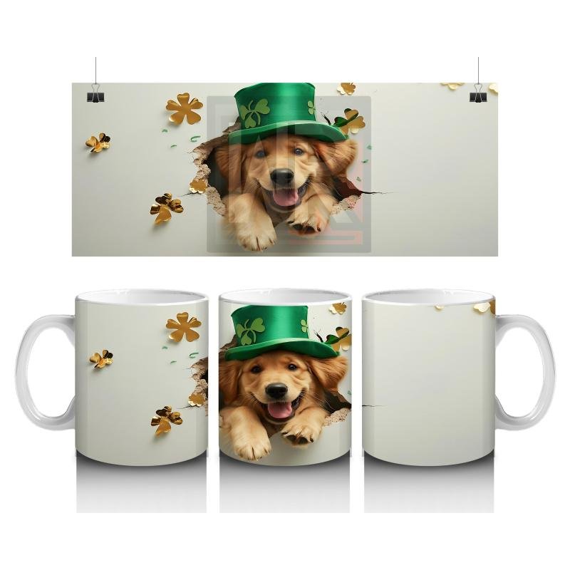 Çocuklara Sütü Sevdiren Şapkalı Köpek Dostu Kupa Bardak