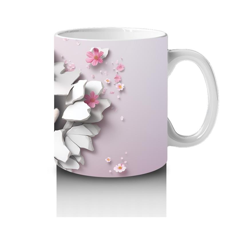 Çocuklara Sütü Sevdiren Sevimli Penguen Desenli Kupa Bardak - 4