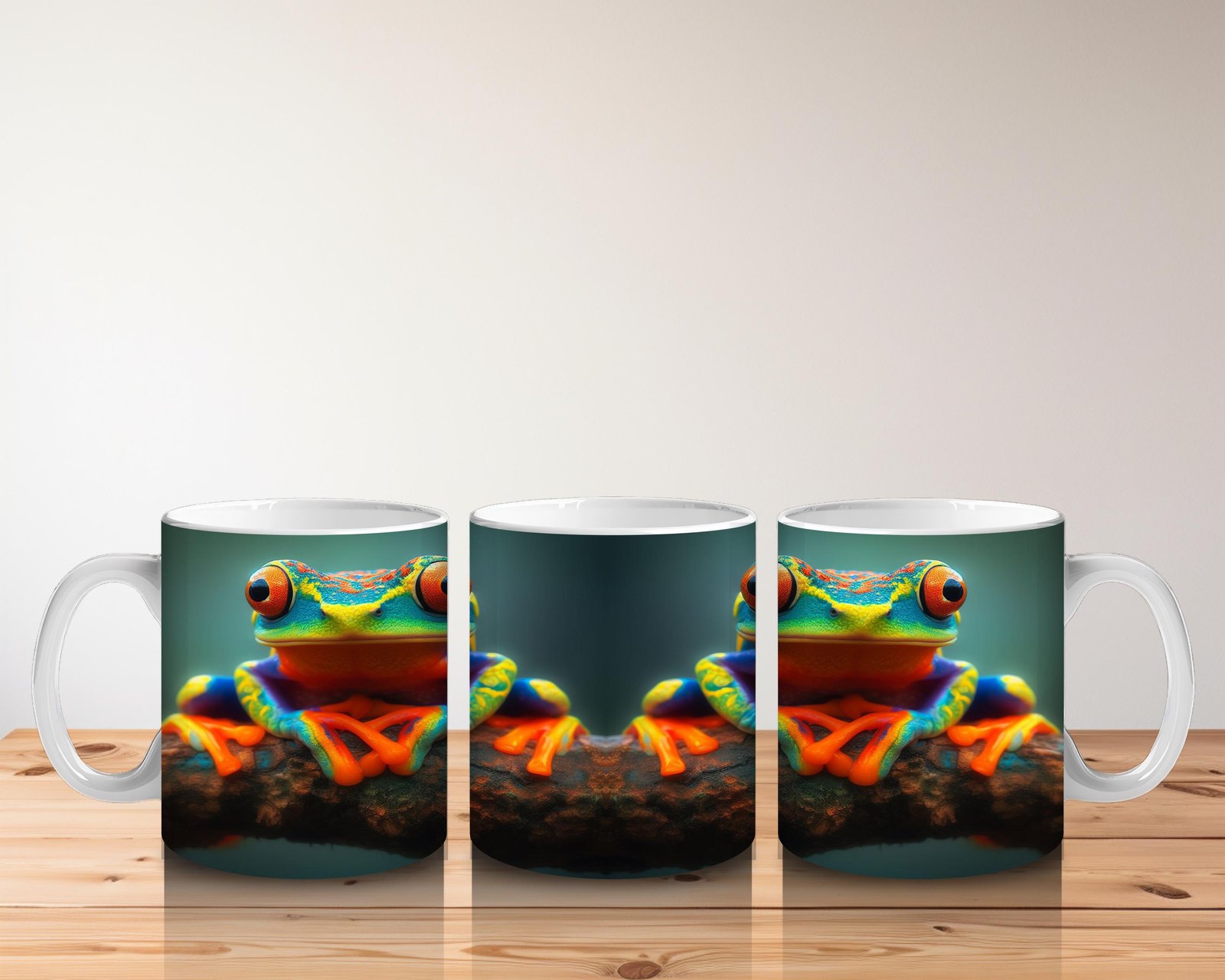 Çocuklara Sütü Sevdiren Zıplayan Kurbağa Kupa Bardak - 5