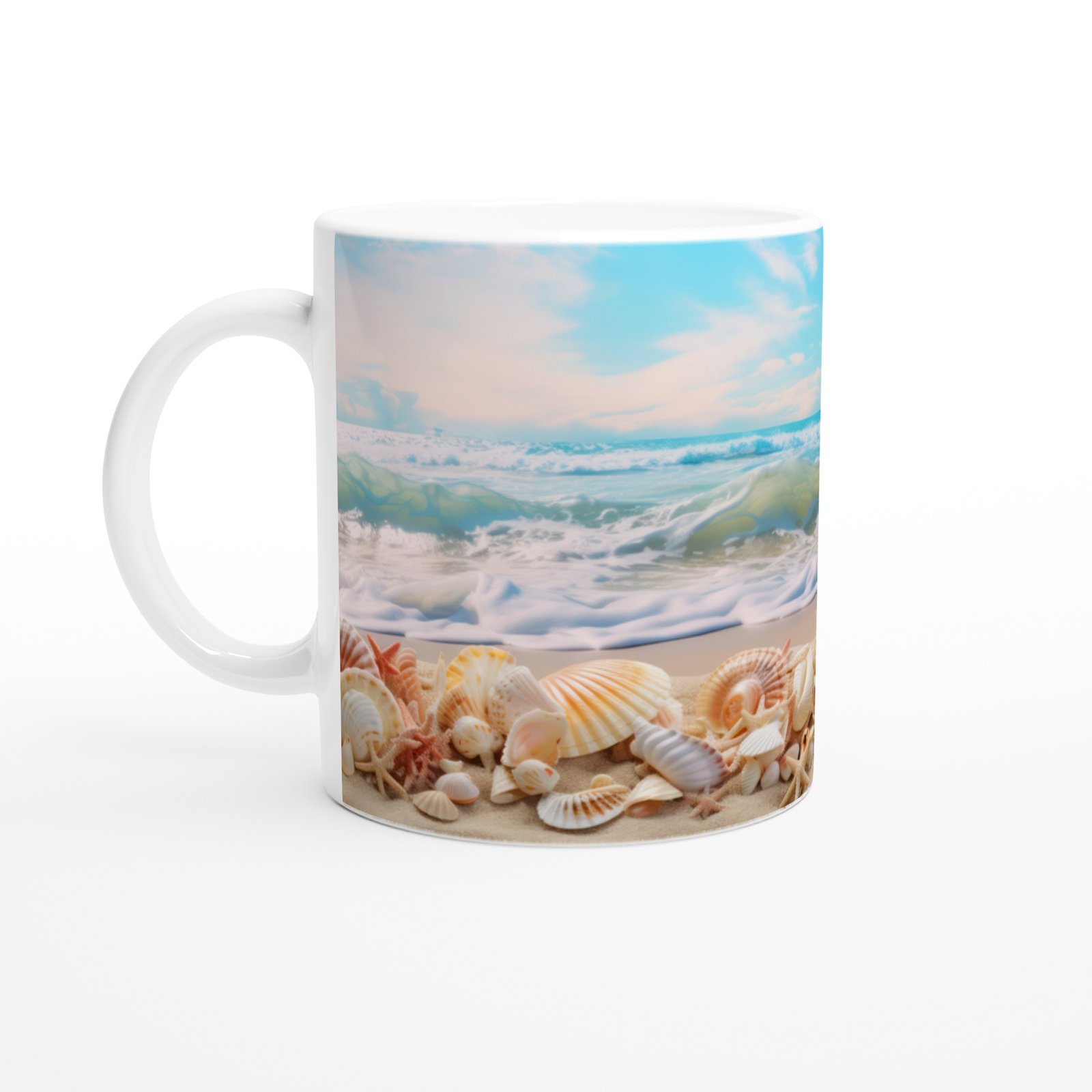 Dalgaların İzinde Kabuklar Kupa Bardak - 2