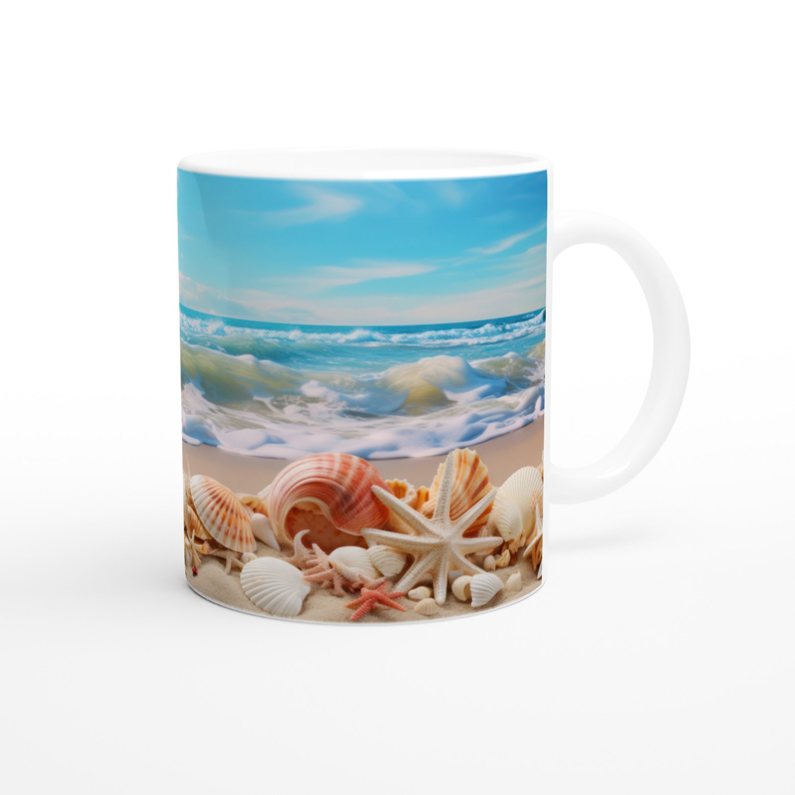 Dalgaların İzinde Kabuklar Kupa Bardak - 3