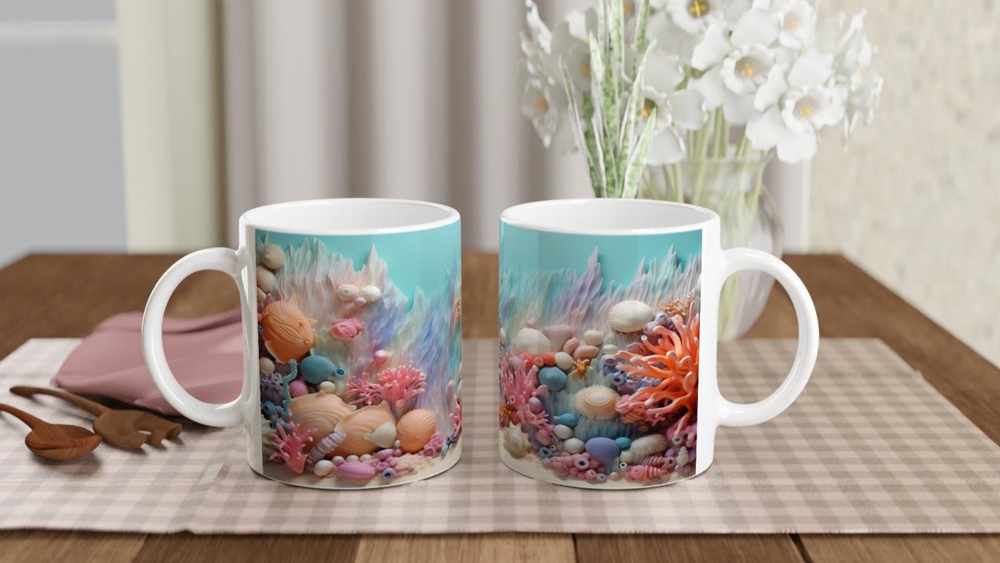 Deniz Kabuğu Bahçesi Kupa Bardak - 5