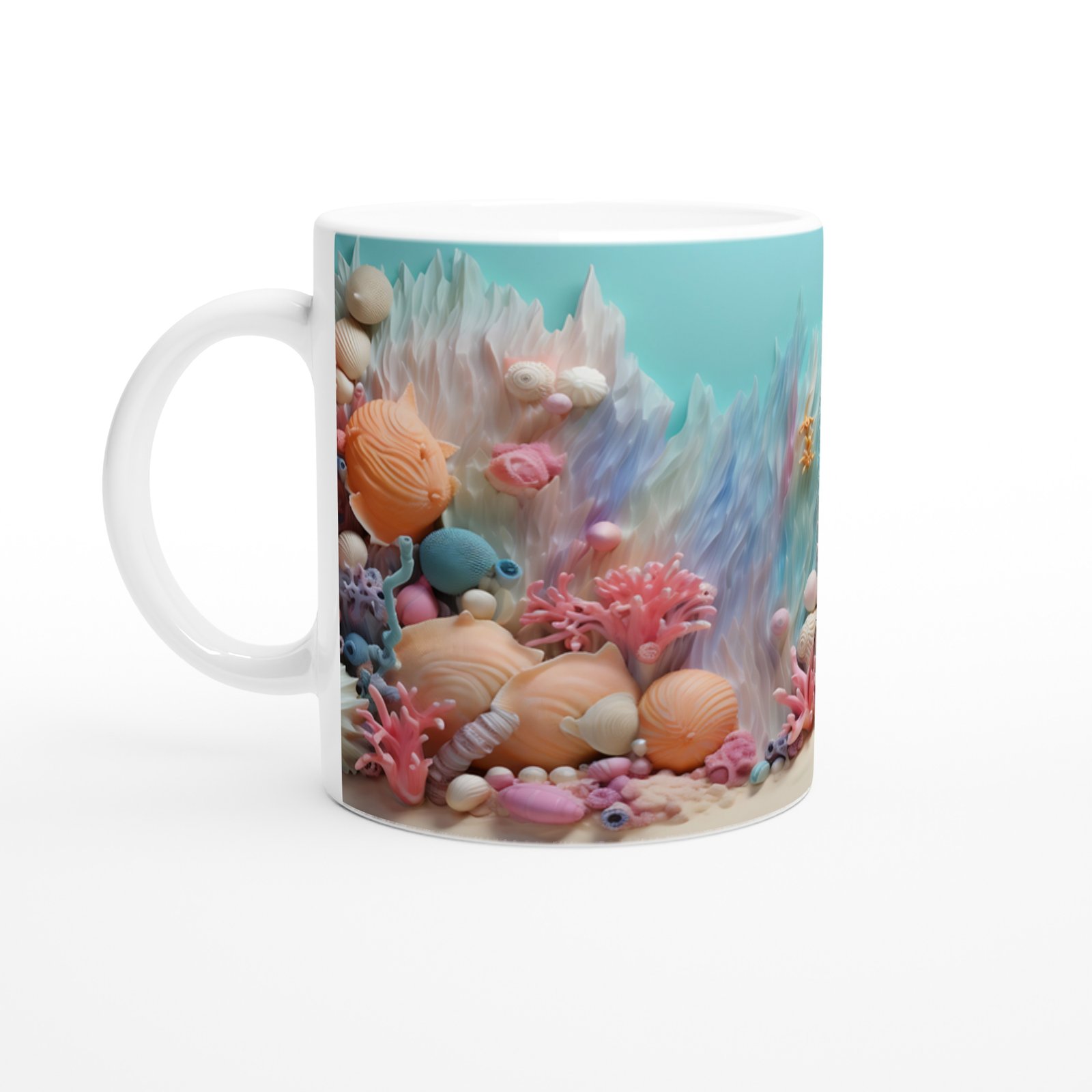 Deniz Kabuğu Bahçesi Kupa Bardak