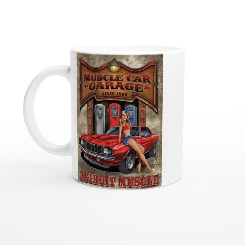 Detroit Muscle Garage Kupa Bardak