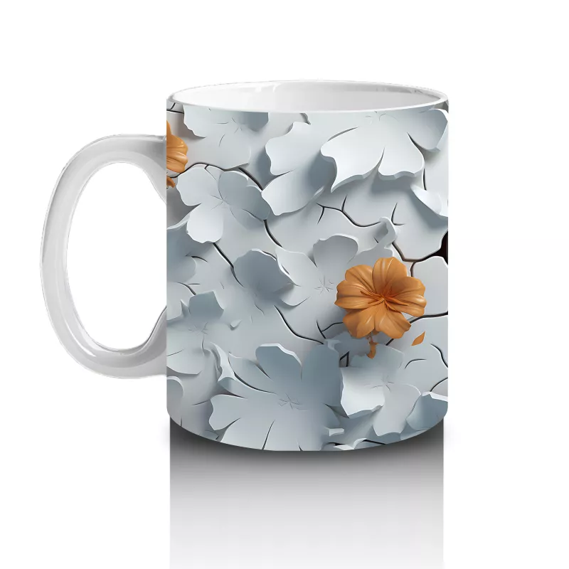 Duvar Çatlağında Gizlenen Kabak Gülümsemesi – Hediyelik Kahve Kupası - 2