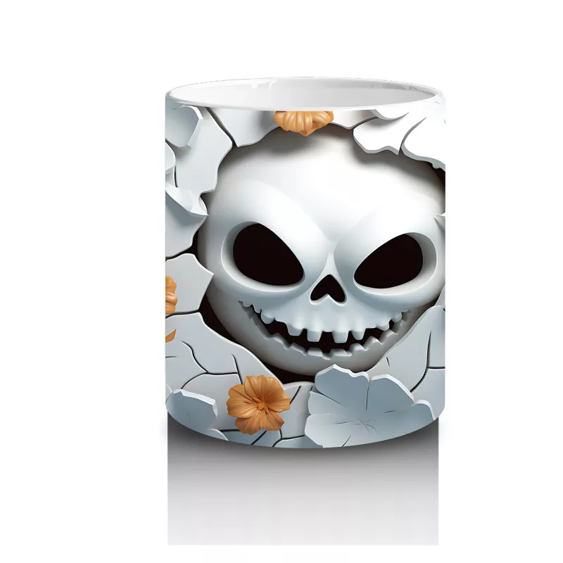 Duvar Çatlağında Gizlenen Kabak Gülümsemesi – Hediyelik Kahve Kupası - 3