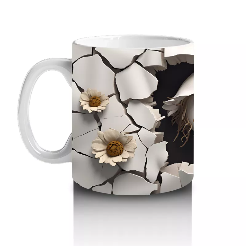 Duvar Yarığından Bakan Ürkek Gözler – Hediyelik Kahve Kupası - 2