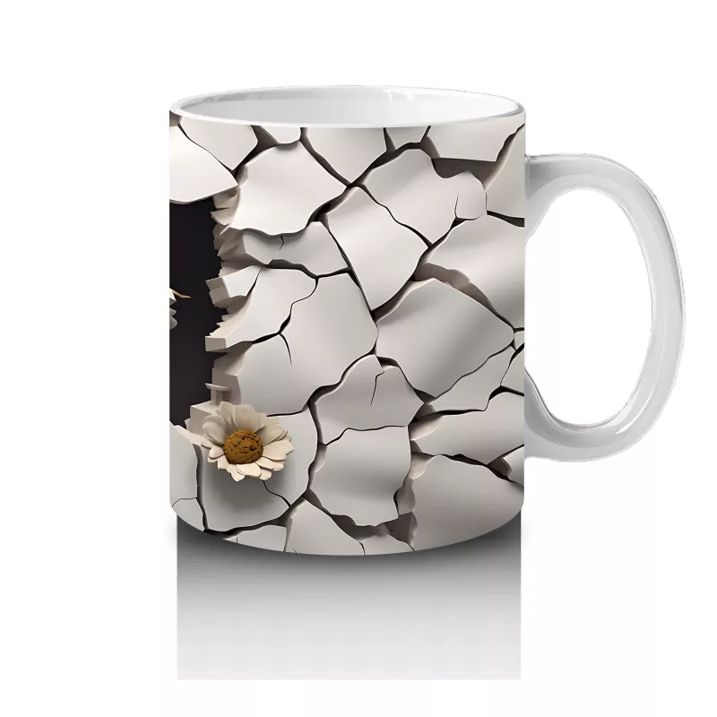 Duvar Yarığından Bakan Ürkek Gözler – Hediyelik Kahve Kupası - 4