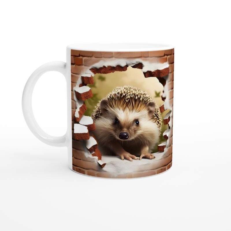 Duvarı Delen Kirpi Kupa Bardak