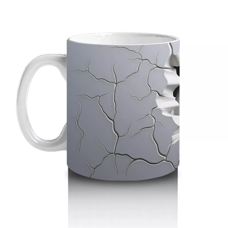 Duvarı Delen Neşeli Hayalet – Hediyelik Kahve Kupası - 2