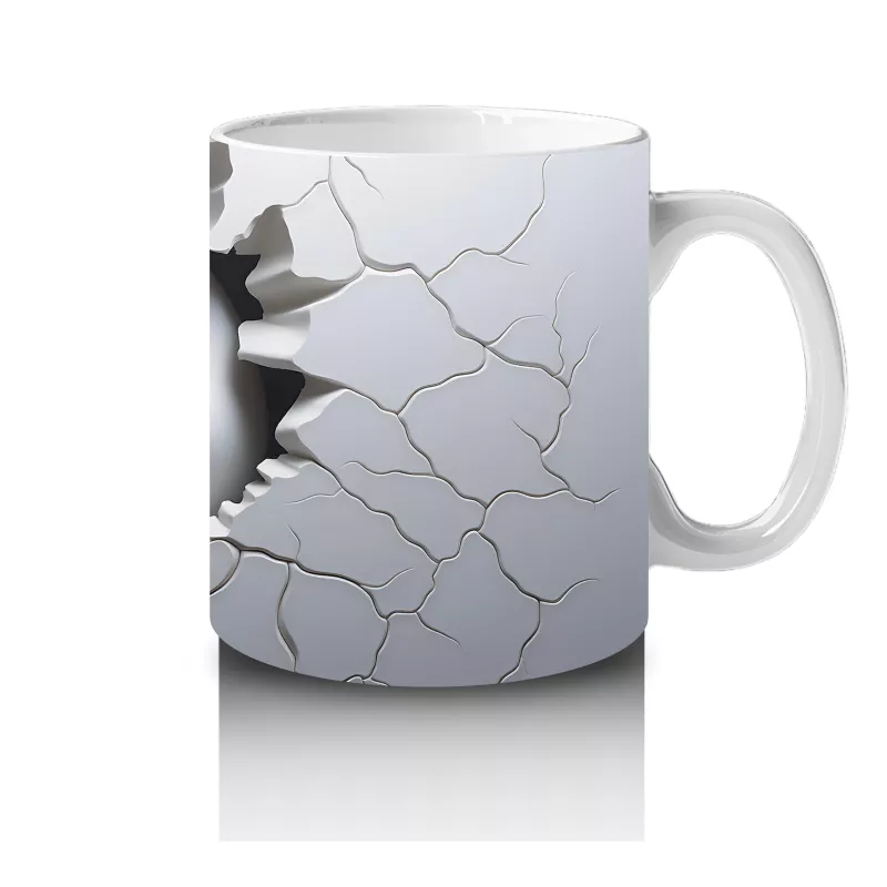 Duvarı Delen Neşeli Hayalet – Hediyelik Kahve Kupası - 4