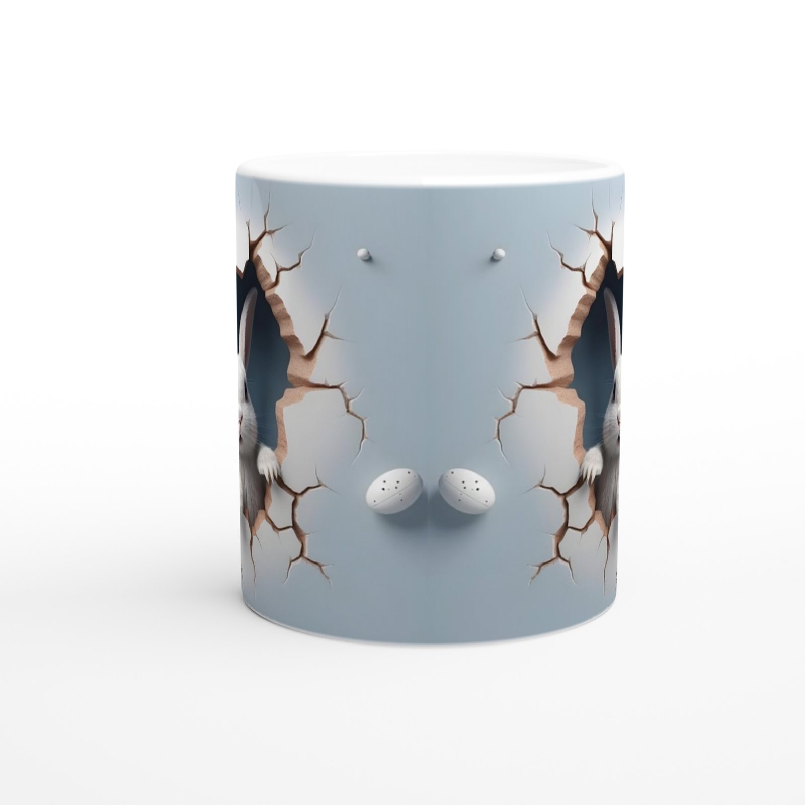 Duvarı Delen Tavşan Sürprizi Kupa Bardak - 2