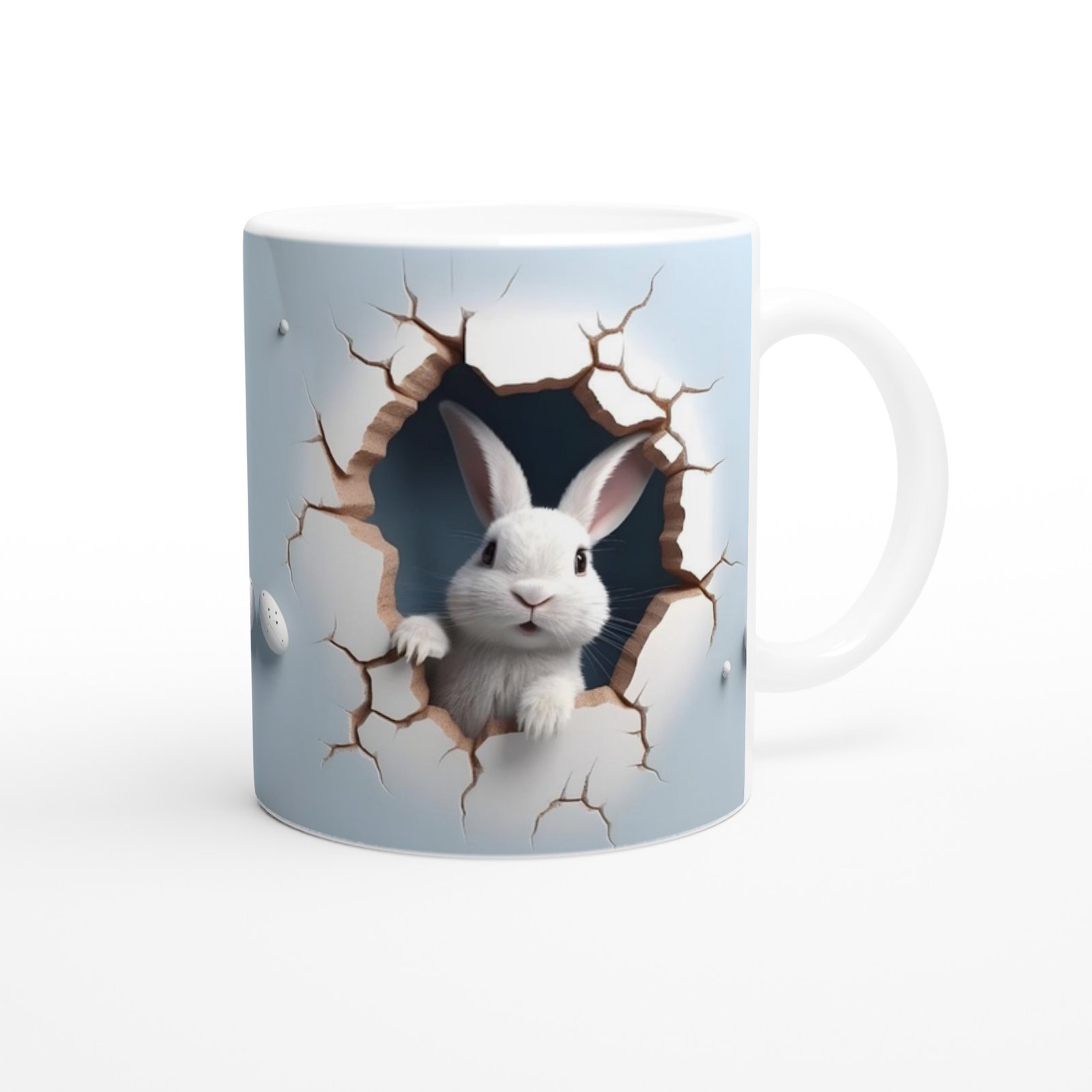 Duvarı Delen Tavşan Sürprizi Kupa Bardak - 3