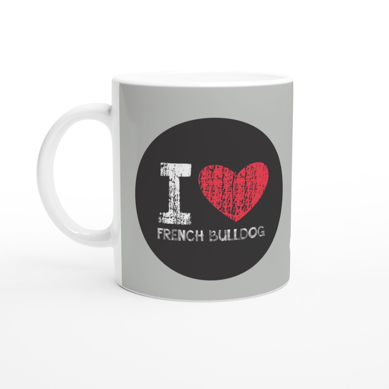 French Bulldog Aşkı Temalı Baskılı Kupa Bardak - 3