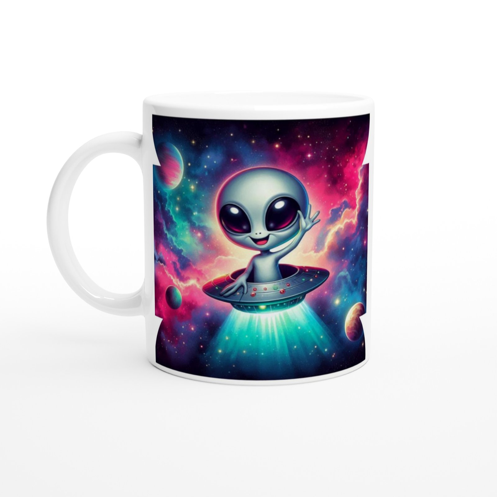 Galaktik Selam Temalı Çocuklara Özel Baskılı Kupa Bardak