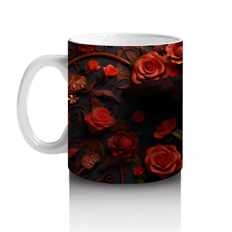 Gül Karanlığında Bembeyaz Maske – Hediyelik Kahve Kupası - 2