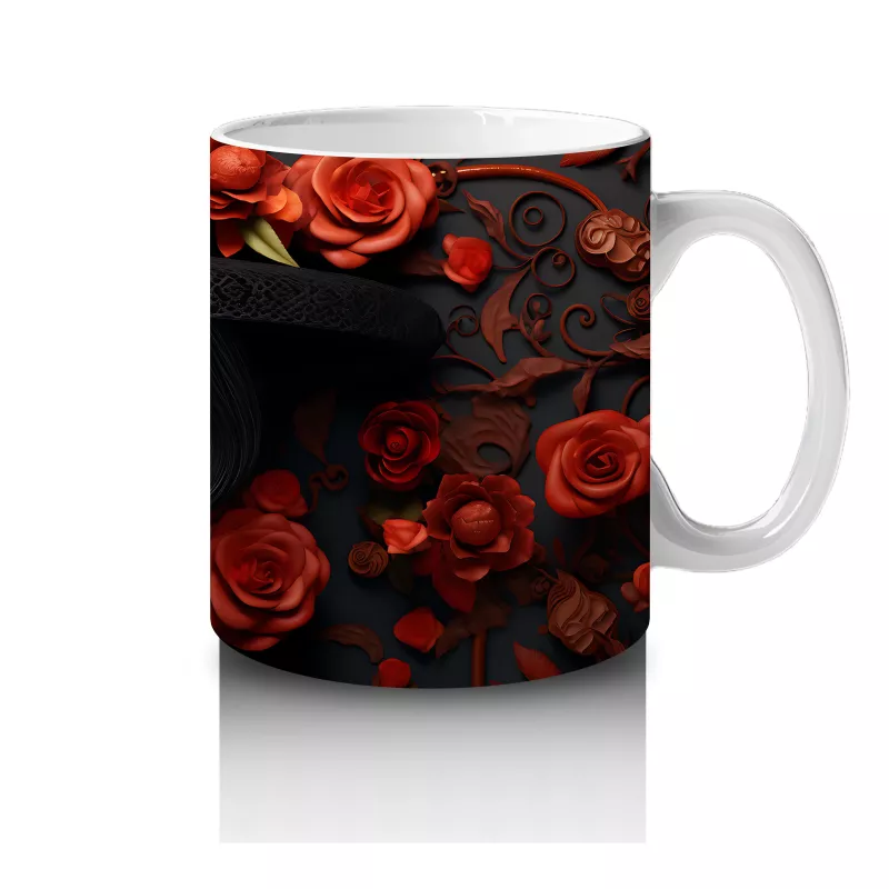 Gül Karanlığında Bembeyaz Maske – Hediyelik Kahve Kupası - 4