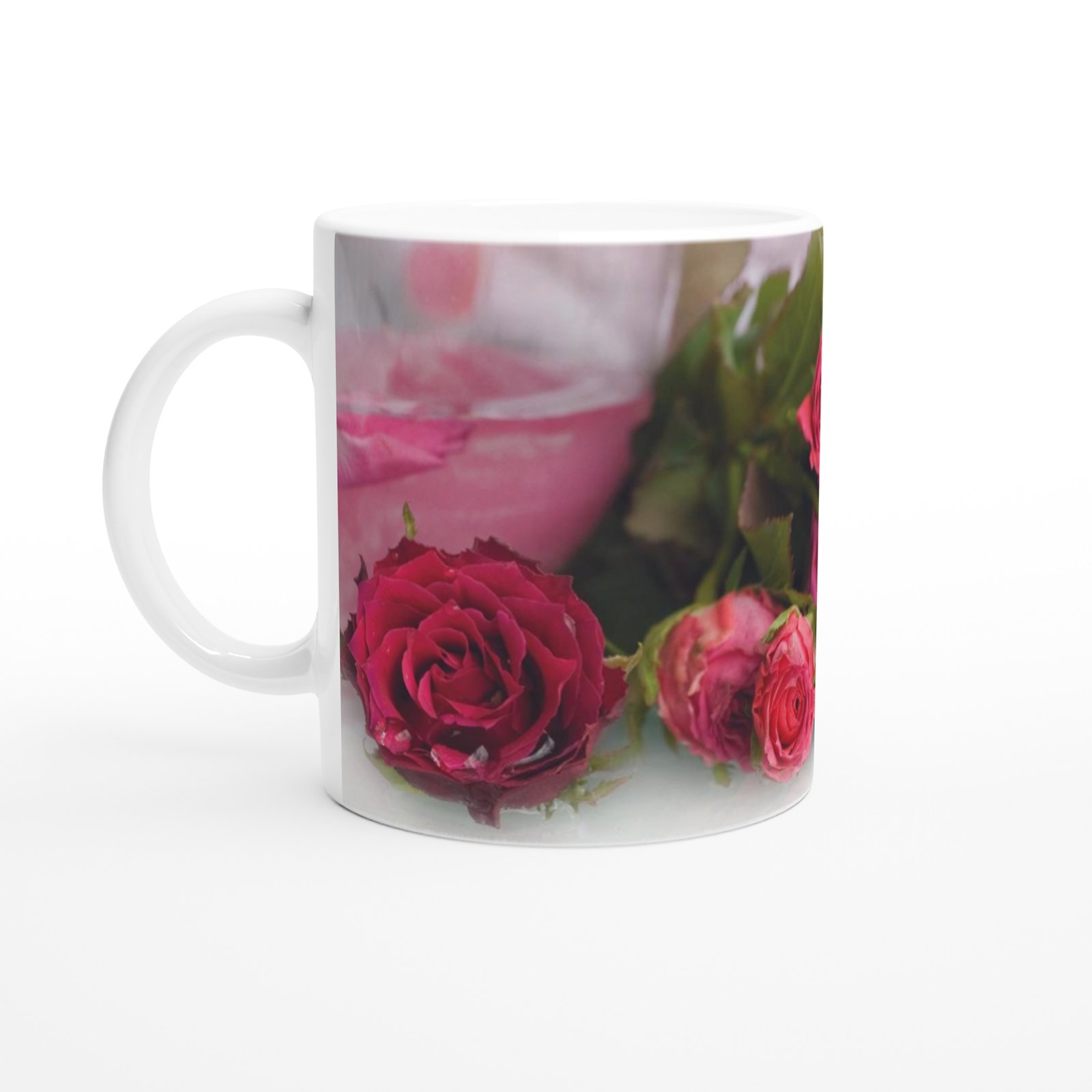 Gül ve Mum Esintili Romantik Kupa