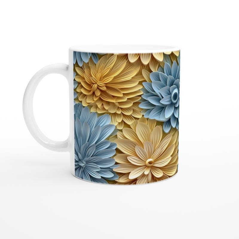 Gün Işığı ve Buz Çiçekleri Kupa Bardak