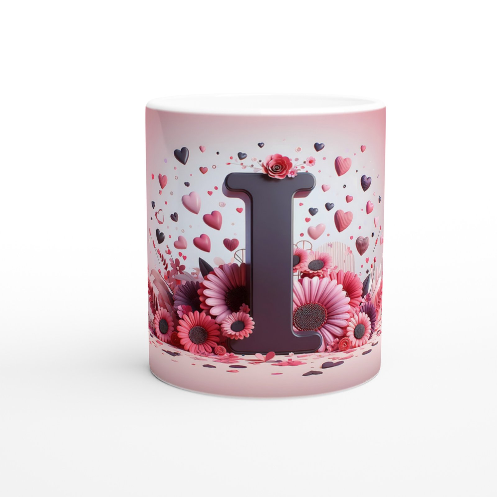 I Harfi Duru Tasarımlı Alfabe Kupa Bardak