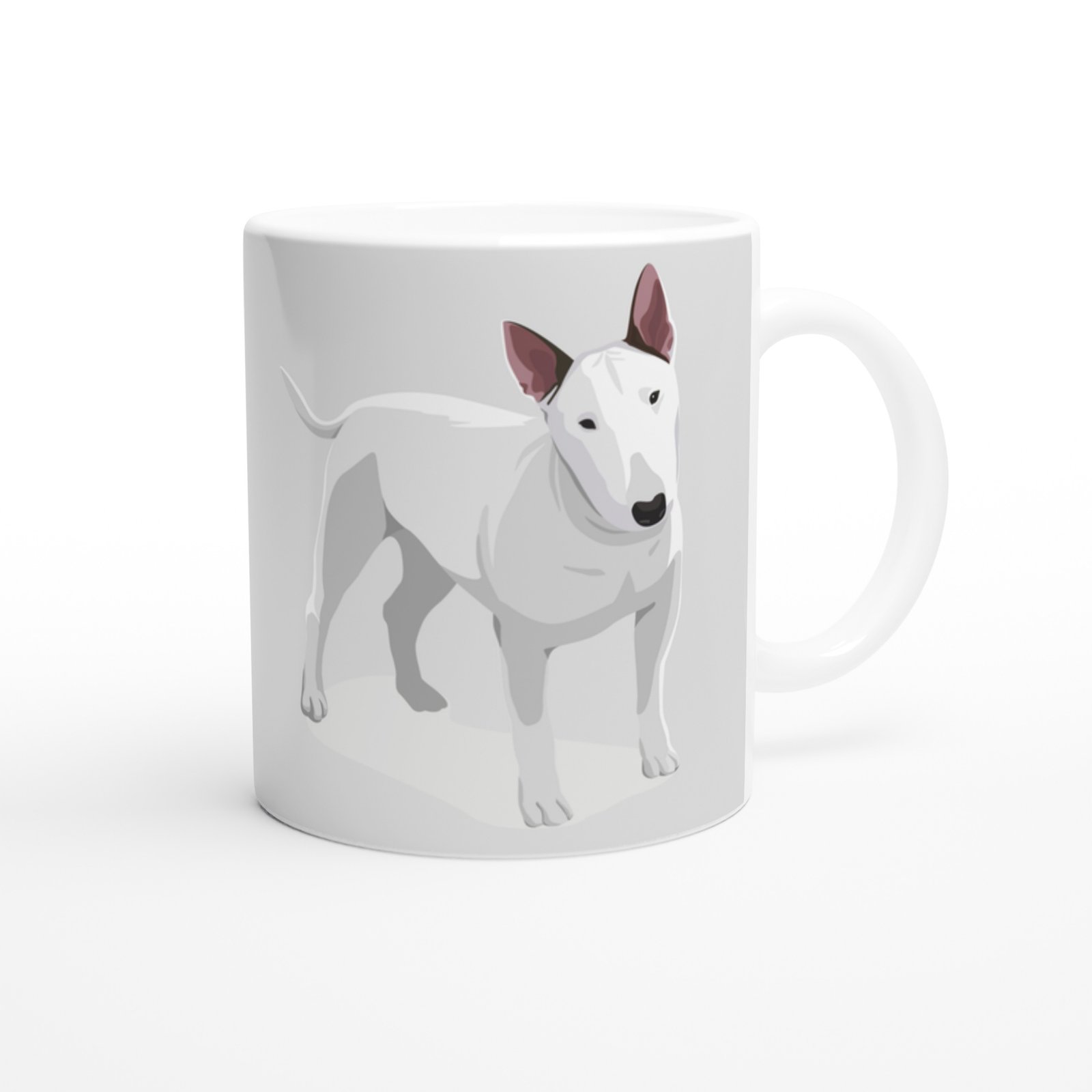 I Love Bull Terrier Temalı Baskılı Kupa Bardak