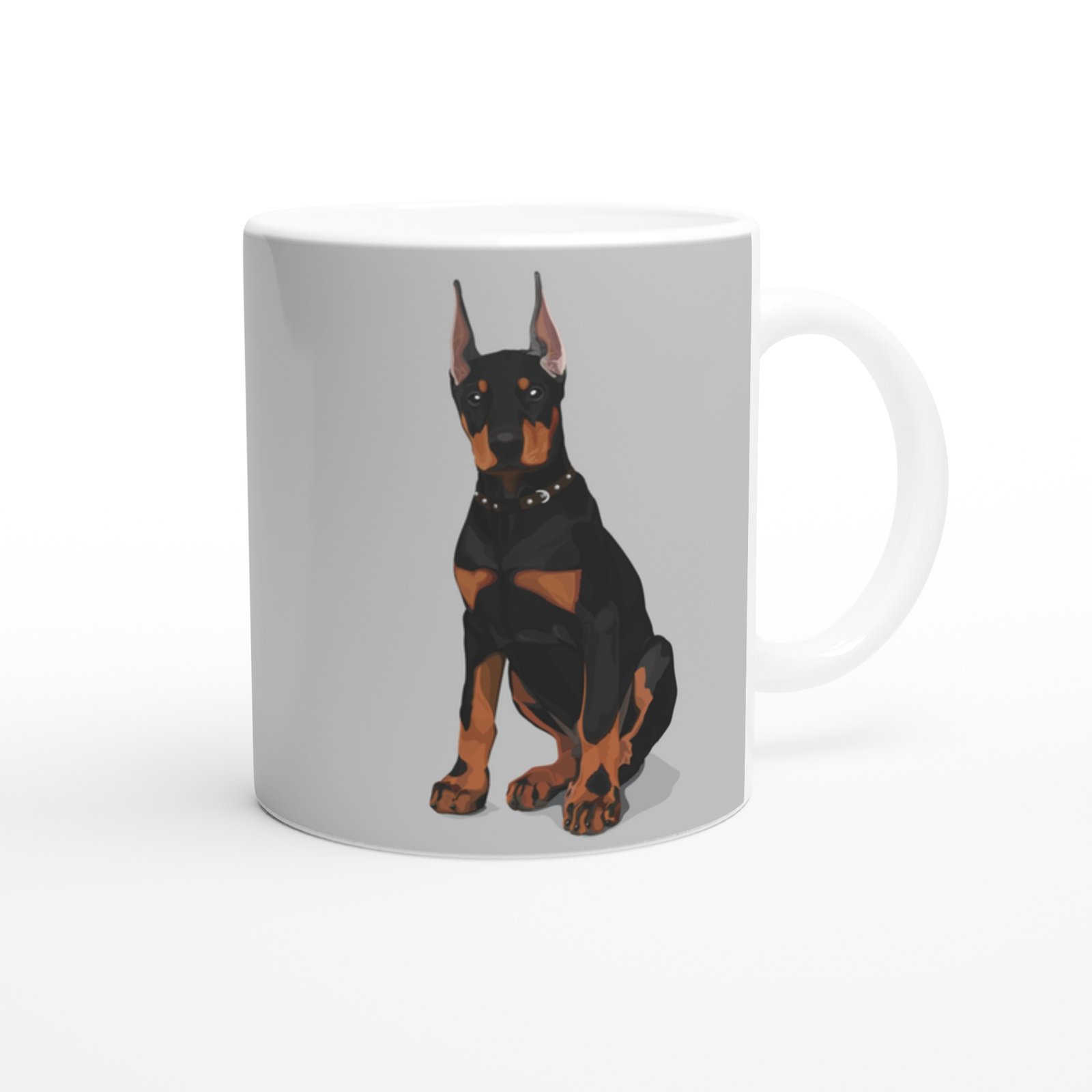 I Love Doberman Temalı Baskılı Kupa Bardak