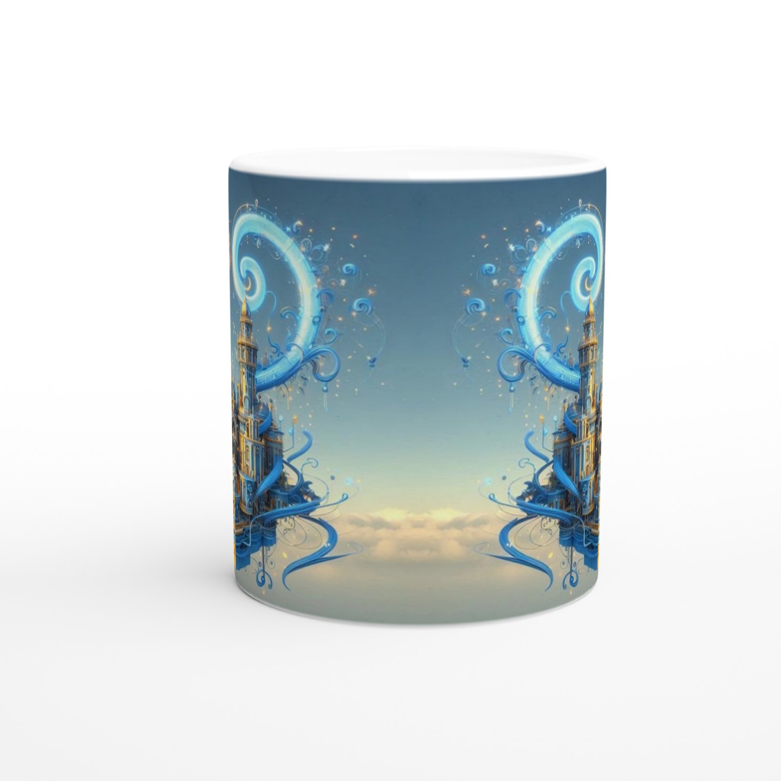 İkizler Burcu Baskılı Kahve Kupası - Burçlar Krallığı Şatosu Vs4 - 2