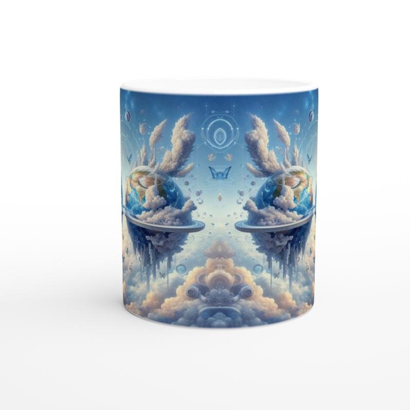 İkizler Burcu Baskılı Kahve Kupası - Elementsel Doğa Krallığı Temalı Vs1 - 2