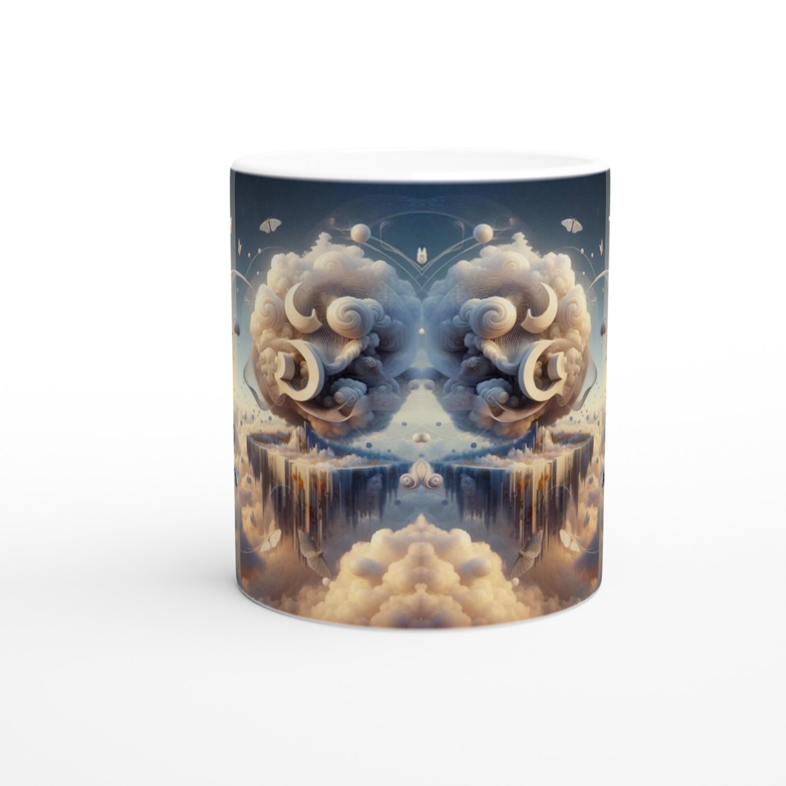 İkizler Burcu Baskılı Kahve Kupası - Elementsel Doğa Krallığı Temalı Vs4 - 2