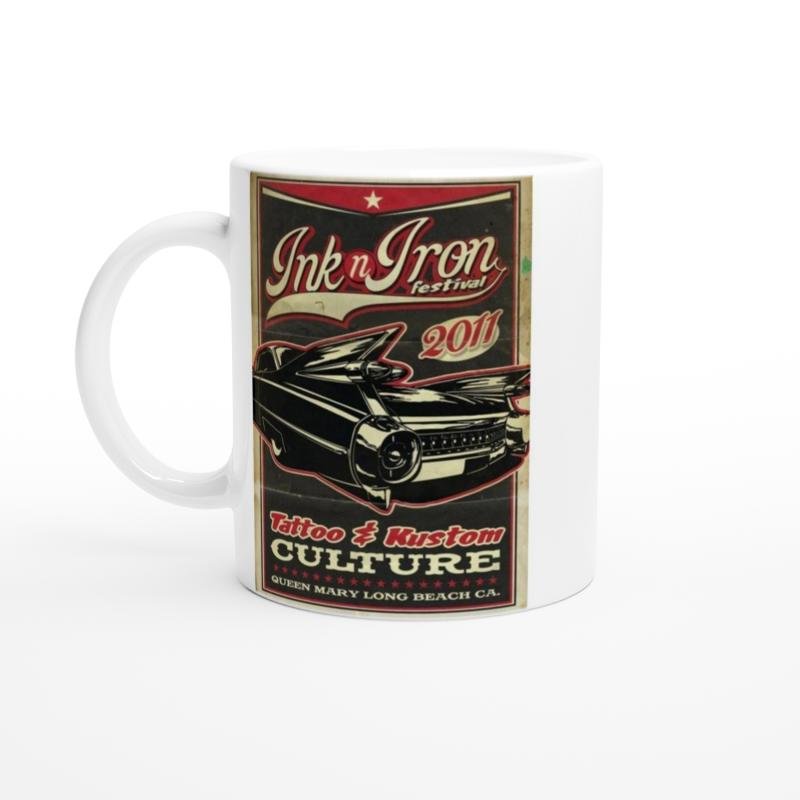 Ink-N-Iron Festival 2011 Klasik Araba Temalı Kupa Bardak