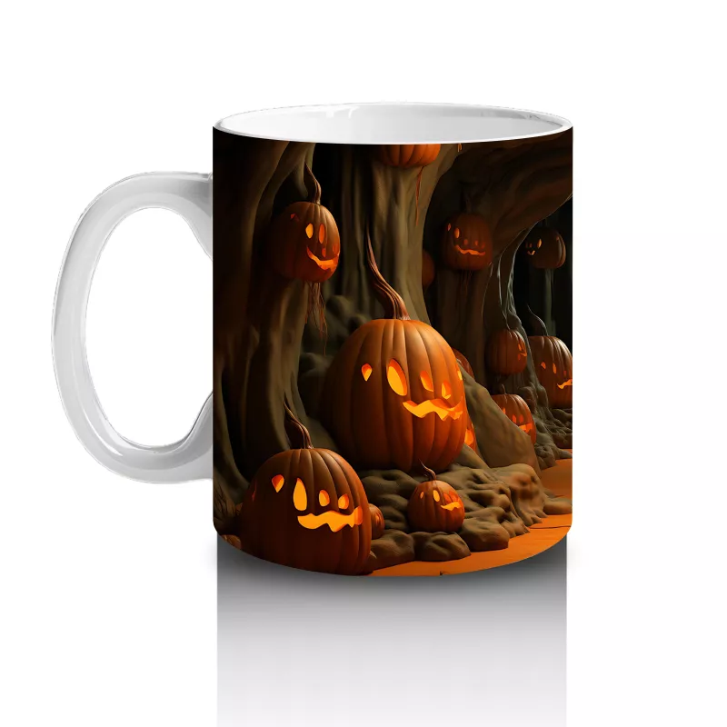 Kabaklarla Aydınlanan Gotik Tünel – Hediyelik Kahve Kupası - 2