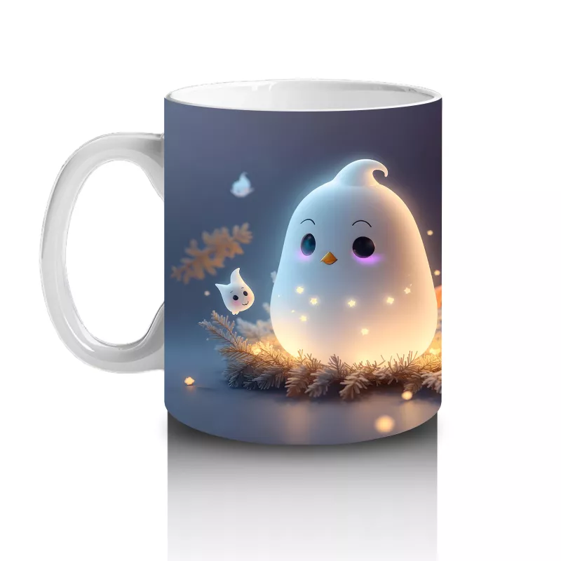 Kabaklarla Dans Eden Minik Hayalet – Hediyelik Kahve Kupası - 2