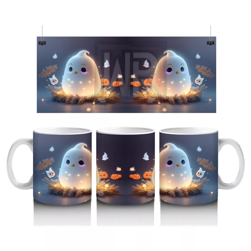 Kabaklarla Dans Eden Minik Hayalet – Hediyelik Kahve Kupası