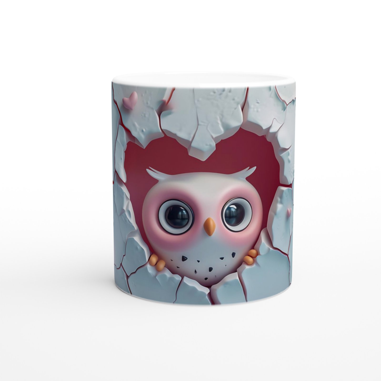 Kalpli Çatlağın Ardından Bakan Baykuş Temalı Baskılı Kupa Bardak