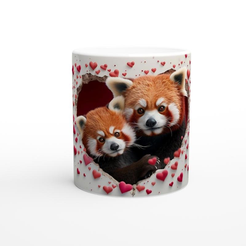 Kalpli Duvarın Ardından Bakan Kızıl Panda Temalı Baskılı Kupa Bardak