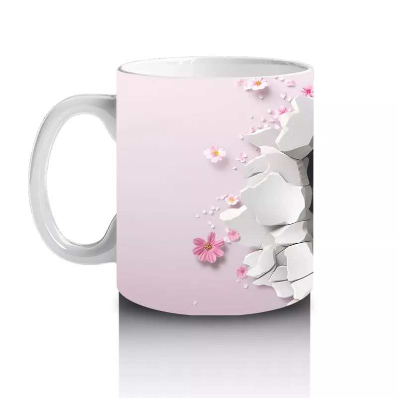 Karlar Arasında Bakan Meraklı Penguen – Baskılı Kahve Kupası - 2