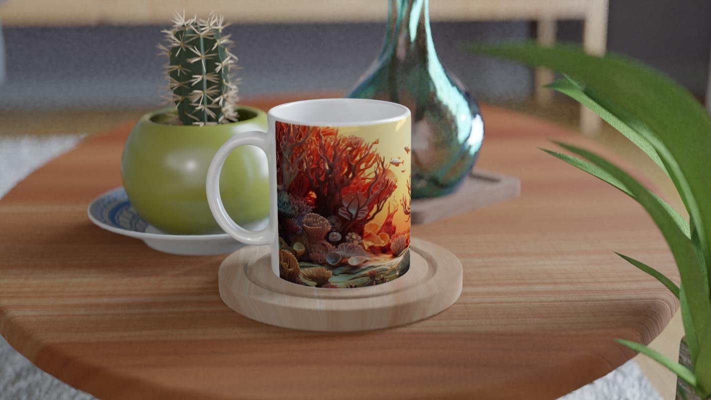 Kızıl Mercan Ormanı Kupa Bardak - 4