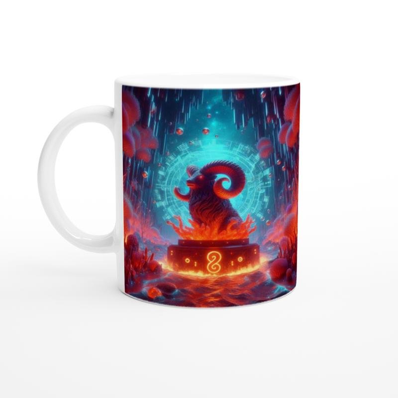 Koç Burcu Baskılı Kahve Kupası - Astral Denizaltı Dünyası Vs4