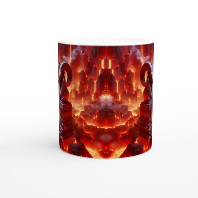 Koç Burcu Baskılı Kahve Kupası - Elementsel Doğa Krallığı Temalı Vs3 - 2