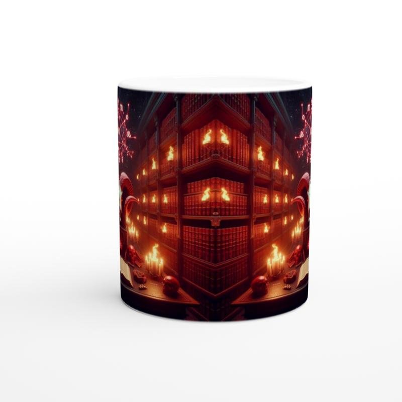 Koç Burcu Baskılı Kahve Kupası - Zodyak Kütüpanesi Vs3 - 2