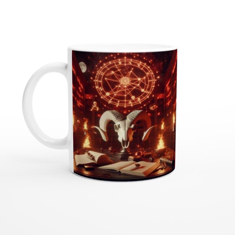 Koç Burcu Baskılı Kahve Kupası - Zodyak Kütüpanesi Vs4