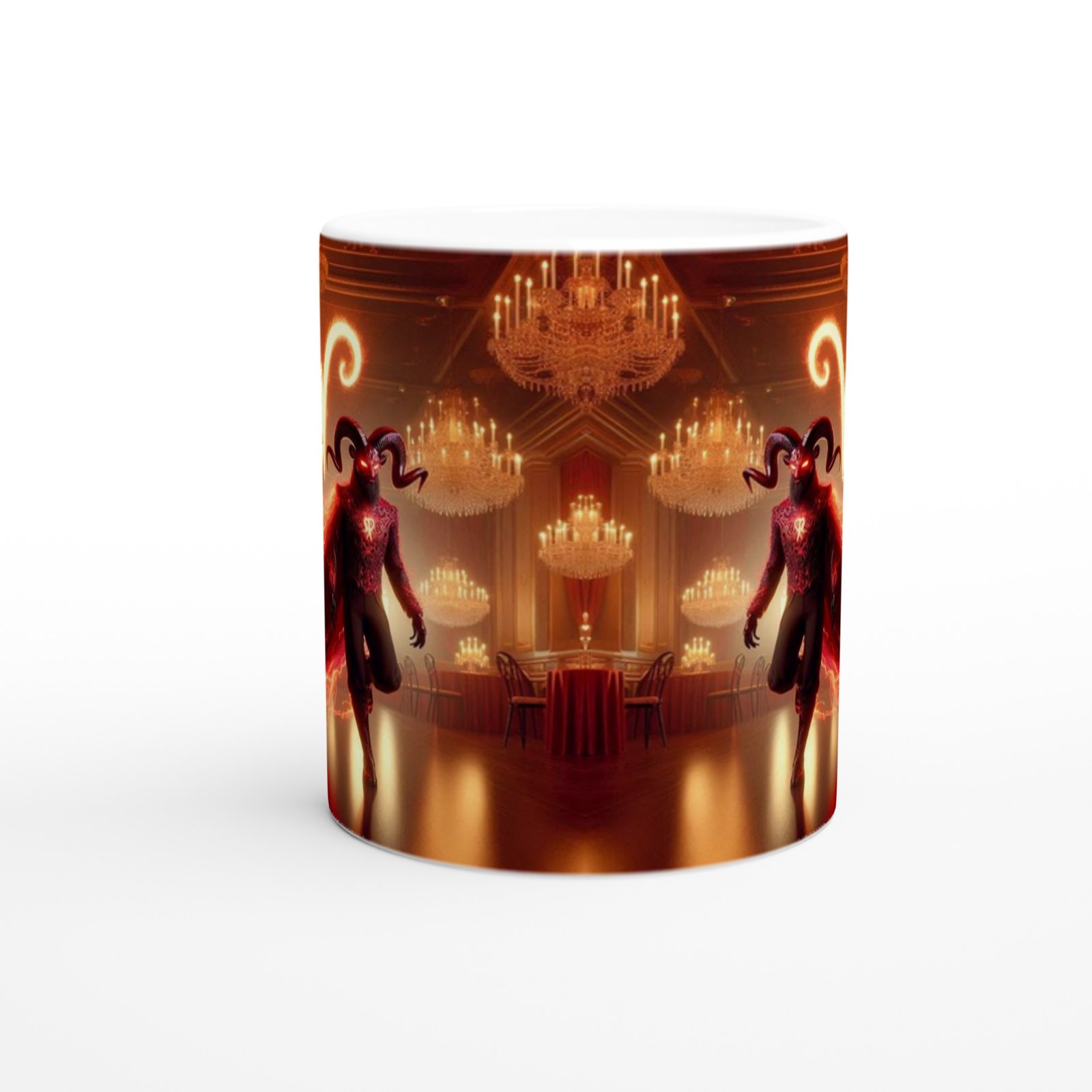 Koç Burcu Baskılı Kahve Kupası - Zodyak Maskeli Balo Vs3 - 2