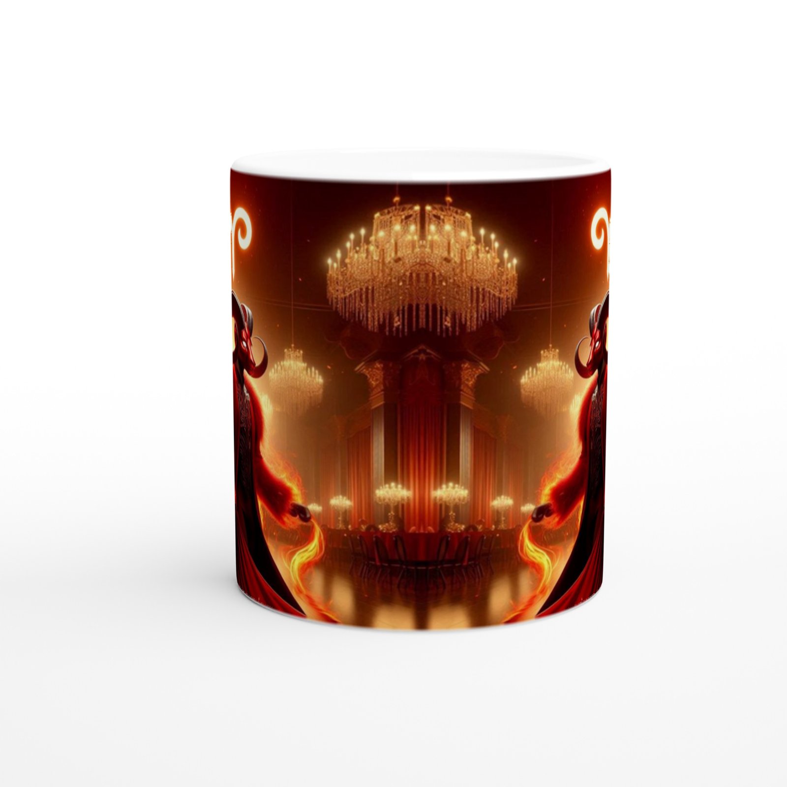 Koç Burcu Baskılı Kahve Kupası - Zodyak Maskeli Balo Vs4 - 2