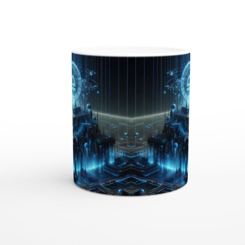 Kova Burcu Baskılı Kahve Kupası - Burçlar Krallığı Şatosu Vs3 - 2