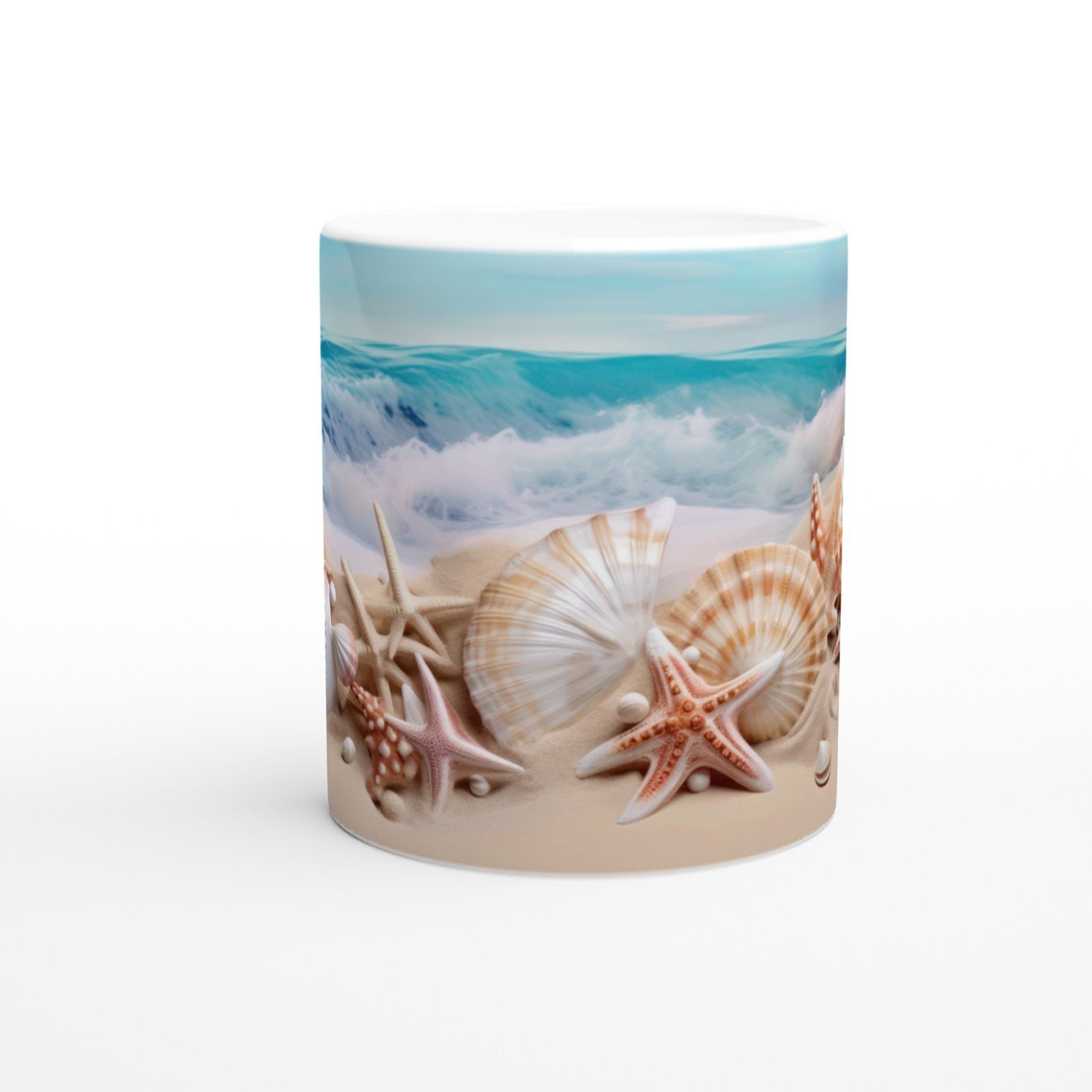 Kumlar Üzerinde Deniz Hazineleri Kupa Bardak